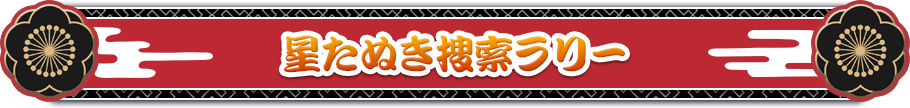 星たぬき捜索ラリー