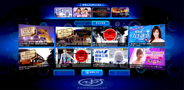 360Channel、 オリジナルの360度動画を配信する新サービス『360Channel』を提供開始
