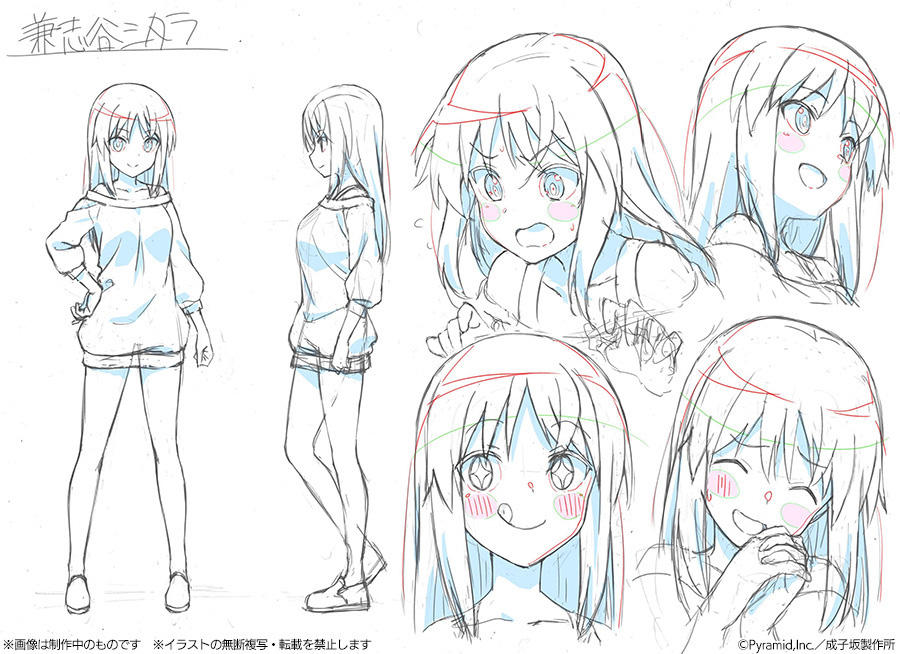 キャラクターラフ画像