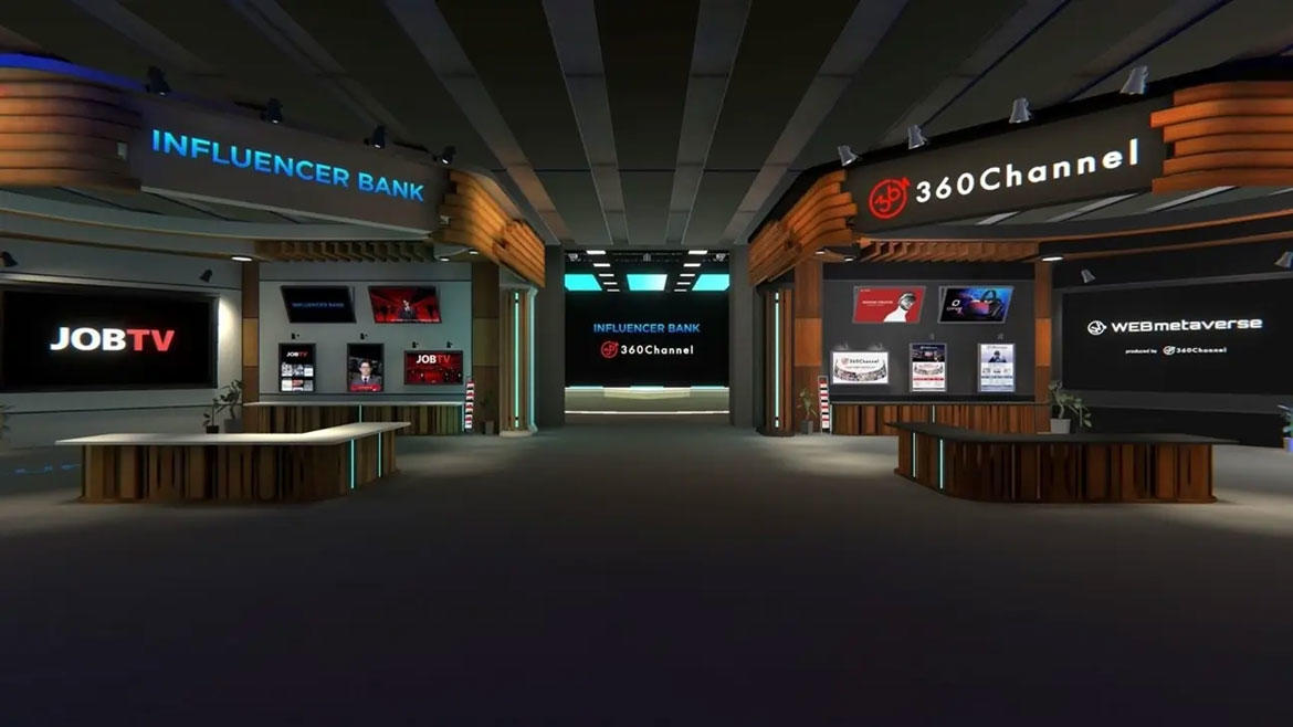 株式会社360Channel、メタバース化でサービスサイトやLPを没入感溢れる体験の場所へ 『メタバースLP』構築サービスを提供開始 〜INFLUENCER BANKと業務提携し、メタバース空間で新しいユーザー体験を提供〜
