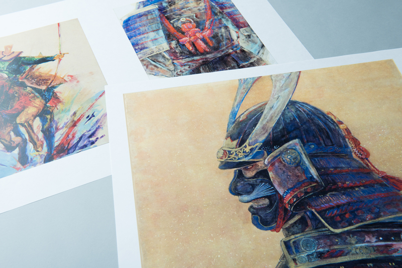 【画材】高知麻紙、岩絵の具(2019年、新卒デザイナーとして入社)