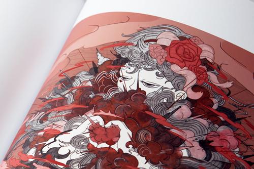 【使用ソフト】SAI, Adobe Photoshop 【技法】デジタルプリント, ミクストメディア(コロプラではAdobe Illustrator, Photoshop, Autodesk Mayaなどを使用し、VRゲームを担当)