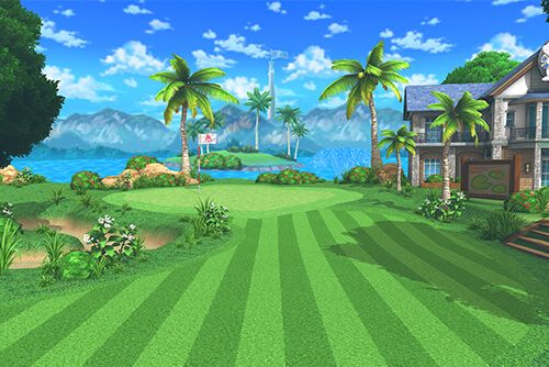 【白猫GOLF】3D BACKGROUND