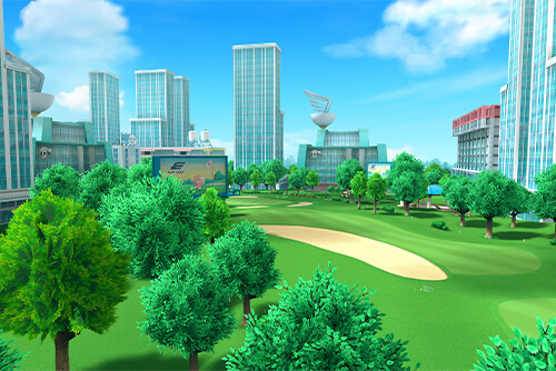 【白猫GOLF】3D BACKGROUND